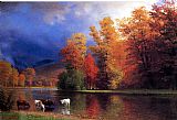 On the Saco by Albert Bierstadt